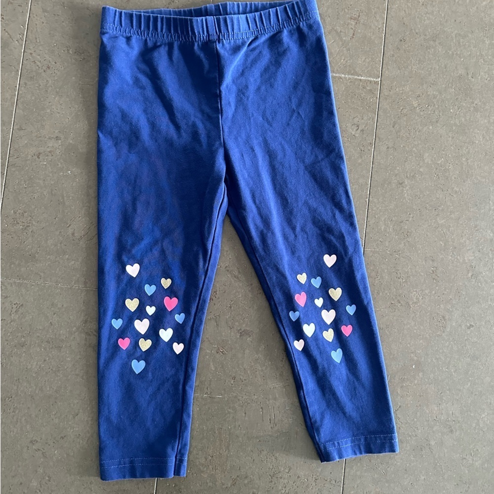 Carters Heart Leggings 6/6X